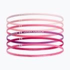 Gyermek fejpánt Under Armour Mini Elastic 6 pcs prime pink/white