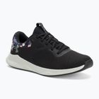 Under Armour Charged Aurora 2+ női edzőcipő fekete/hidro zöld/metál meleg ezüst