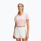 Under Armour Tech V-Twist prime rózsaszín/fehér női edzőpóló