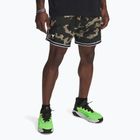 Under Armour Project Rock Mesh férfi rövidnadrág barokk zöld / fehér