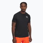 Under Armour HeatGear Fitted fekete/fehér férfi edzőpóló