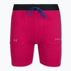 Női rövidnadrág Under Armour Trail Run Fitted shaded fuchsia/black