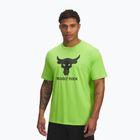 Under Armour Project Rock Payoff Graphic férfi edző póló cyber zöld/fekete