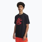 Under Armour Curry Playable 1 kosárlabda póló fekete/tűz