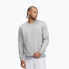 Férfi pulóver Under Armour Essential Fleece Crew mod gray light heather/white