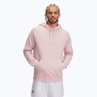 Férfi Under Armour Rival Fleece kapucnis pulóver prím rózsaszín/fehér