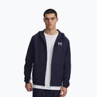 Férfi dzseki Under Armour Rival Woven Windbreaker midnight navy/midnight navy/white