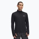 Férfi Under Armour Launch 1/4 Zip fekete/fekete fényvisszaverő futó melegítőfelső