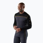 Férfi thermo hosszú ujjú póló Smartwool Classic Thermal Merino Base Layer Colorblock Crew Boxed charcoal/honey gold