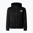 The North Face Teen Reaxion Full Zip Hoodie gyerek pulóver tnf black
