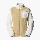 Női gyapjú pulóver The North Face Yumiori Full Zip khaki kő/fehér dűne