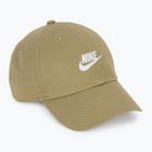 Baseballsapka Nike Club Unstructured Futura Wash parachute beige/white