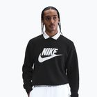 Férfi pulóver Nike Sportswear Club Graphic Fleece Crew black/white
