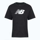 Női póló New Balance Sport Jersey Relaxed Logo black/white