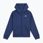Gyerek pulóver New Balance Brush Back Small Logo Full Zip Hoodie nb navy