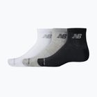 Zoknik New Balance Performance Basic Ankle 3 pairs white/silver metallic