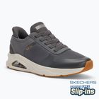 Férfi cipő SKECHERS Uno Tres-Air Necessairy Comfort charcoal