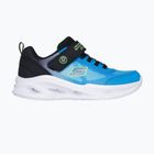 SKECHERS Meteor Lights fekete/kék gyermekcipő