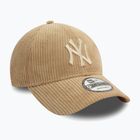 Baseballsapka New Era Cord 940 Nyy med beige