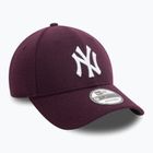 Baseballsapka New Era Melton Wool 9FORTY New York Yankees purple