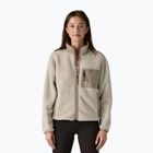 Patagonia női fleece pulóver Synch zabpehely színű, szürke és szürke madárszürke pulóver