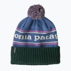 Patagonia Powder Town park csíkos téli sapka: barnacle blue