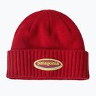 Patagonia Brodeo Beanie téli sapka ovális logó: amanita piros