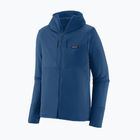 Férfi Patagonia R1 Thermal Full Zip Hoody clement kék trekking pulóver
