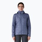 Női Patagonia Nano Puff Hoody jelenlegi kék pehelypaplan dzseki