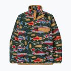 Patagonia férfi trekking pulóver LW Synch Snap-T P / O lazac energia: régi növekedés zöld