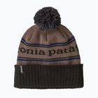 Patagonia Powder Town park csíkos téli sapka: marlow barna