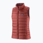 Női Patagonia Down Sweater mellény potters red