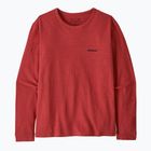 Női Patagonia P-6 Logo Responsibili-Tee melegítőfelső piros