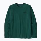 Férfi Patagonia P-6 Logo Responsibili cascade zöld hosszú ujjú ruha