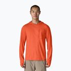 Férfi pulóver Patagonia Capilene Cool Sun Hoody coal orange/light coal orange x-dye