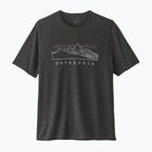 Férfi póló Patagonia Cap Cool Trail Stratapeaks ink black