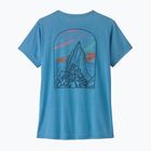 Női póló Patagonia Capilene Cool Daily - Cloud Crag shore blue/light shore blue x-dye