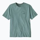 Férfi póló Patagonia Boardshort Logo Pocket Responsibili blue sage