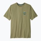 Férfi túrapóló Patagonia Great Waves Responsibili Tee gumtree green