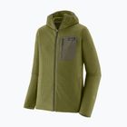 Férfi trekking pulóver Patagonia R1 Air Full Zip Hoody caper green
