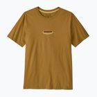 Férfi póló Patagonia '95 Oval Logo bobcat brown/sunshine