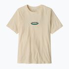 Férfi póló Patagonia '95 Oval Logo undyed natural