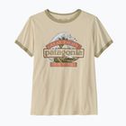 Női póló Patagonia Great Waves Ringer Tee undyed natural