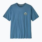 Férfi túrapóló Patagonia Great Waves Responsibili Tee shore blue
