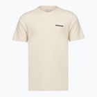 Férfi póló Patagonia P-6 Logo undyed natural