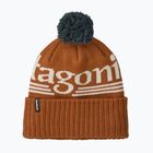Téli sapka Patagonia Powder Town hut tripper logo: cinnamon brown