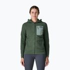Női polár pulóver Patagonia R1 Air Full-Zip Hoody canopy green