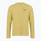 Férfi hosszú ujjú póló Patagonia Cap Cool Daily Boardshort Logo LS limestone yellow - Light Limestone yellow x-dye