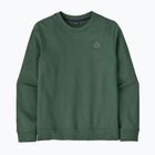 Férfi pulóver Patagonia Fitz Roy Massif Daily Crew Canopy Green