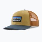 Ellenzős sapka Patagonia P-6 Logo Trucker Hat lynx tan